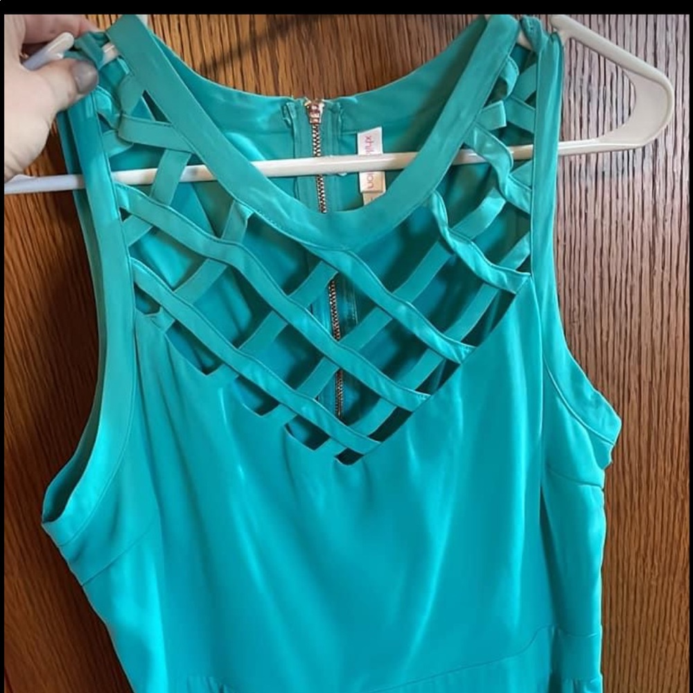 Teal dress size large